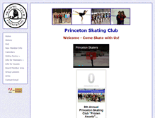 Tablet Screenshot of princetonskatingclub.org